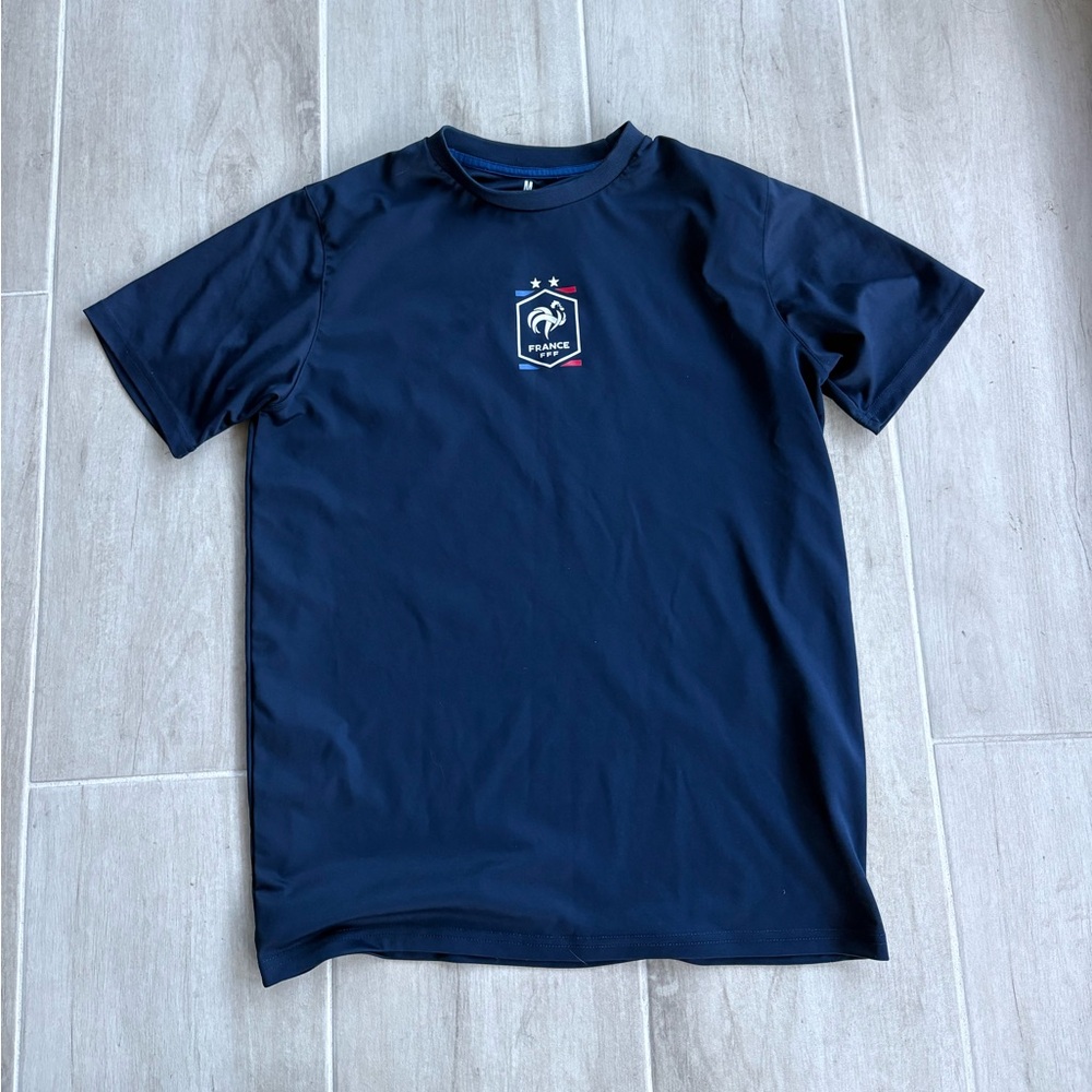 FRANCE FOOTBALL FEDERATION 
BLUE WORKOUT T SHIRT
